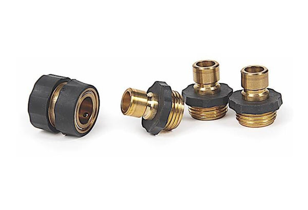 Camco Brass Quick Hose Connect (3/4" MPT x 3/4" FPT)  • 20136