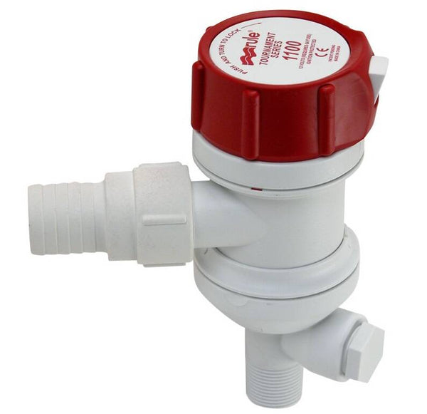 Rule Tournament Series 12V 1098 GPH Impeller Livewell Pump with 3/4" Discharge  • 405FC