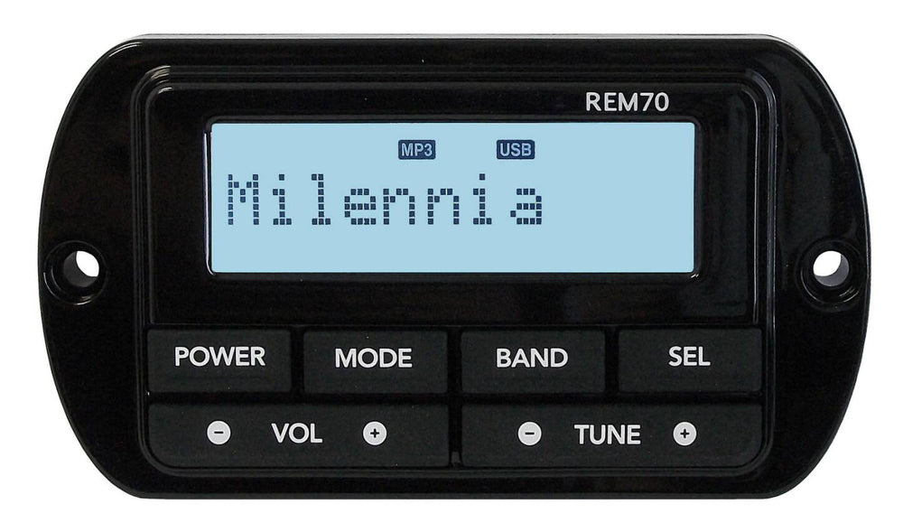 Milennia Wired Stereo Remote Control  • MIL-REM70