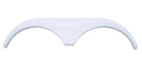 Icon 69-1/8"L x 16"H Polar White Tandem Fender Skirt for Heartland Big Country/Bighorn/Cyclone/Landmark/Razor/Sundance/Trail Runner/Gateway  • 01615