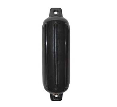 Taylor Made Storm Gard 6.5" D x 22" L Black Onyx Twin Eye Cylindrical Inflatable Fender  • 262307