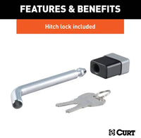 Curt Towing Starter Kit w/ 2" Ball, 2" Shank, 7,500 LBS, 2" Drop  • 45141