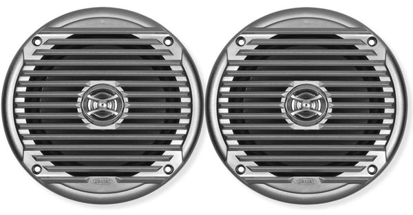 Jensen 6.5" Coaxial Marine Speakers, Silver, Pair  • MS6007SR