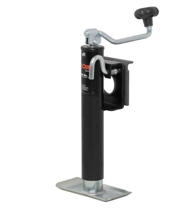 Curt Bracket-Mount Swivel Jack with Top Handle, 2,000 LBS, 10" Travel  • 28300
