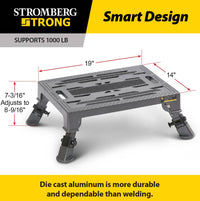 Stromberg Carlson Adjustable Leg Die Cast Aluminum Platform Step  • PA-275