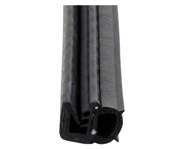 AP Products Single Bulb Seal With Slide On Clip - 3/4" x 7/16" x 28' - Black  • 018-1509