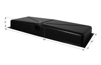 Icon 30 gal. Center Side Drain Waste Holding Tank with 3" Spigot and 4-Level Sensors (60"L x 24"W x 8"H)  • 12427