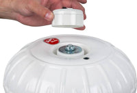 Taylor Made 12" Corner Mount Dock Wheel, White  • 1072