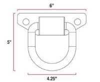 Aries Bolt-On Anti-Rattle D-Rings 9,000 Lbs, 2-Pack  • 2081300