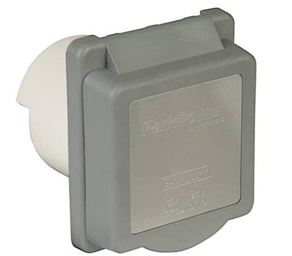 ParkPower 30A Standard Gray Inlet  • 301ELRV.G