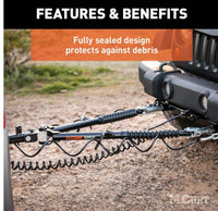 Curt Rambler Steel RV Tow Bar (7,500 lbs., 2" Shank)  • 70001