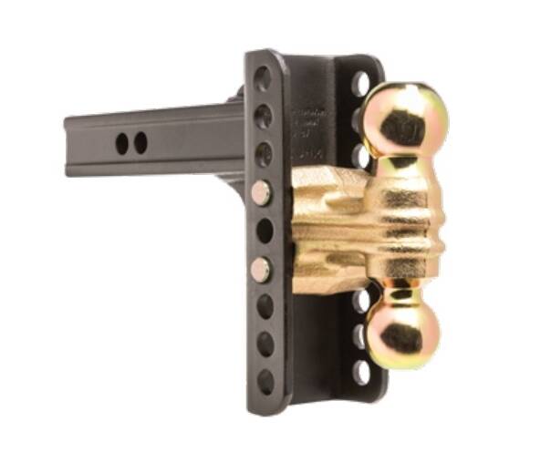 Blue Ox Adjustable Hitch Ball Mount, 2" Receiver, 6" Drop/Rise, 14,000 Lbs  • BXH14161