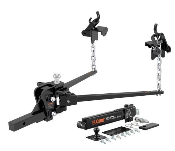 Curt Short Trunnion Bar Weight Distribution Hitch Kit (10K - 15K lbs., 28-3/8" Bars)  • 17422