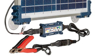 Optimate Solar Duo Panel 20W Travel Kit, 6-Step 12V/12.8V/1.6A, Weatherproof Solar Battery Saving Charger/Maintainer  • TM-522-D2TK