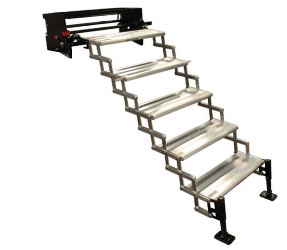 Torklift  GlowStep Revolution Scissor Steps w/ Landing Gear - 5 Steps - 27-1/2" Base - 325 lbs  • A8005
