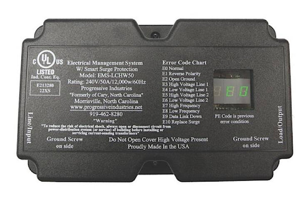 Progressive Industries Hardwired RV Surge & Electrical Protector  • EMS-LCHW50