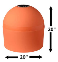 Dunn-Rite 20" Illuminating Solar Buoy, Orange  • BUOY 5