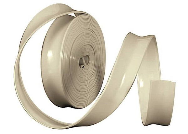 Camco Vinyl Trim Insert - 3 / 4" x 100' White  • 25262