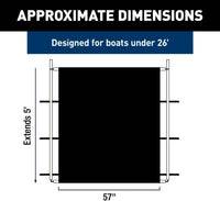 SureShade PTX Power Shade - 57" Wide (Black)  • 2021026400