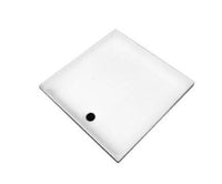 Specialty Recreation White Plastic Square Shower Pan with Center Drain, 24"L x 24"W  • SP2424W