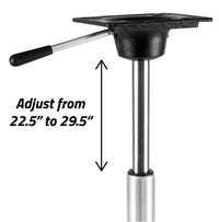 Wise Power Rise King Pin Casting Seat Pedestal 22.5"-29.5" Height  • 8WD2002