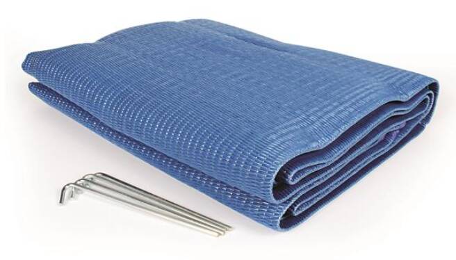 Camco Reversible Awning Mat - 6' x 9' Blue  • 42881