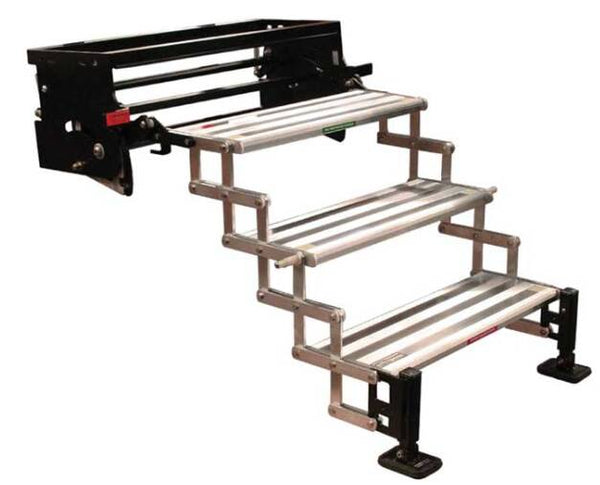 Torklift  GlowStep Revolution Scissor Steps w/ Landing Gear - 3 Steps - 25-1/2" Base - 375 lbs  • A8103