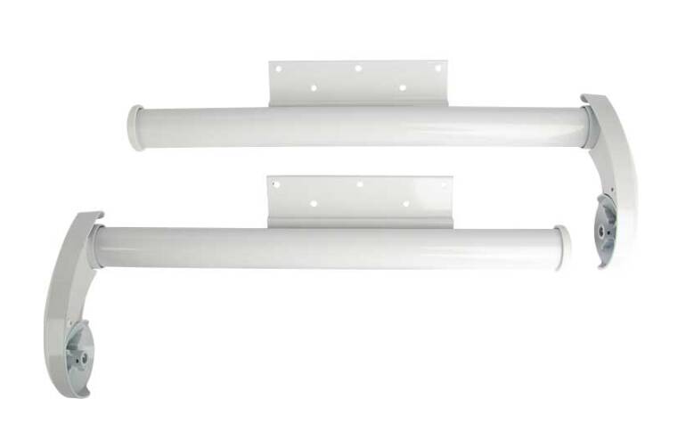 Dometic 45 Degree Tall Bracket For Slide Topper Awning White  • 9800018.401B
