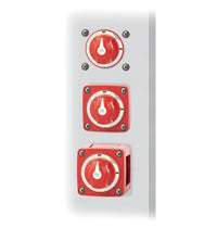 Blue Sea M-Series Mini Dual Circuit 32 V DC 300 A 2-Position Red Tinned Copper 2-Circuit Battery Switch  • 6010-BSS