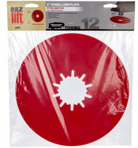 Eaz-Lift 12" Premium Fifth Wheel Lube Plate, Red w/ PTFE  • 44678