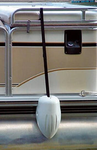 Taylor Made White Pontoon Fender 16" x 9"  • 31030