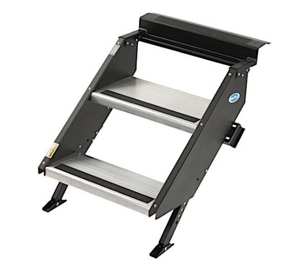 MORryde StepAbove RV Steps for 23-3/4" to 26-1/4" Wide Doorways - 2 Steps  • STP-202