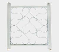 Camco Screen Door Grille, Deluxe, White  • 43997