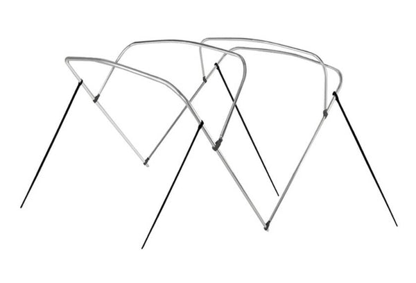 Carver Square Tube 4-Bow Standard Pontoon Bimini Top Frame, 8' L x 96"-102" W 48" H  • 50510