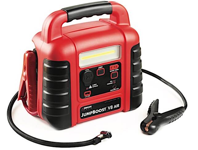 Wagan Tech JumpBoost V8 12 V Portable Jump Starter with Air Compressor  • 7552