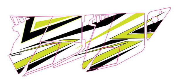 Pro Armor RZR XP 4 1000 Stealth Door Graphic - White Lightning  • P184G500WL