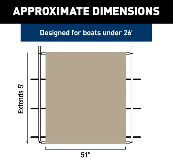SureShade PTX Power Shade - 51" Wide (Tan)  • 2021026261
