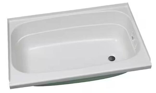 Specialty Recreation White Plastic Rectangular Bath Tub with Right Hand Drain, 32"L x 24"W  • BT2432WR