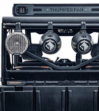 Thumper Fab Can-Am Defender Wake Tower Speaker Bar, Black  • TF040001-BK