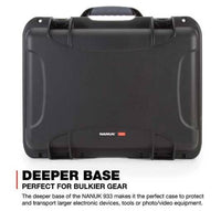 Nanuk 933 Waterproof Hard Case W/Foam - Black  • 933-1001