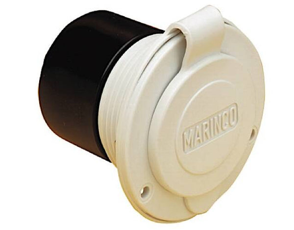 ParkPower 20 Amp 125V Straight Blade Power Inlet White  • 200BBIW.RV