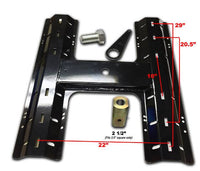 PopUp 5th Wheel Rail Plate for B&W Gooseneck Hitches  • CAG-BW