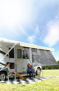 Camco RV Awning Shade Kit - 54" x 180" - Black  • 51455
