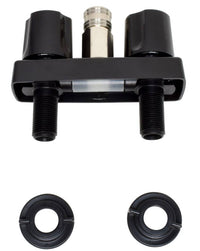 Valterra D&W, Spray-Away 4" Hot/cold Replacement Valve w/ Quick Connect, 1-1/2" Shank, Black With Acrylic Knob Handles  • PF213791