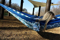 Equip 1 Person Travel Hammock, Indigo Ink Dot  • 971474