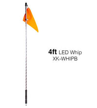 XK Glow 4' LED Side by Side Whip  • XK-WHIPB