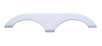 Icon Tandem Axle Fender Skirt for Keystone RVs - 69-3/4" x 11-1/8", Polar White  • 01466