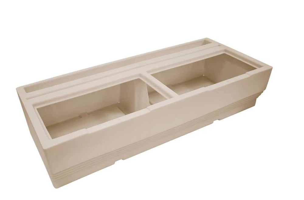 Wise  Premier Series 50" Pontoon Bench, Base Only, Platinum  • BM1145-1B-990