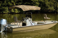 Carver 6' L x 67"-72" W x 54" H Mossy Oak Shadow Grass Polyester Round Tube 3-Bow Ready to Assemble Bimini Top Kit  • C5469UBB-SG