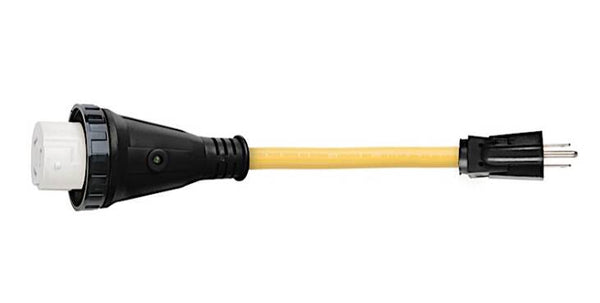 ParkPower 12" Dogbone Power Adapter (15A Straight Male x 50A Locking Female)  • 150SPPRV